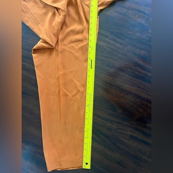 Massimo Dutti Orange Tapered Pants Women’s Size 10 (EU42) - Picture 7 of 7